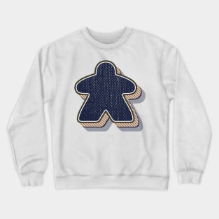 Retro Board Game Meeple Crewneck Sweatshirt